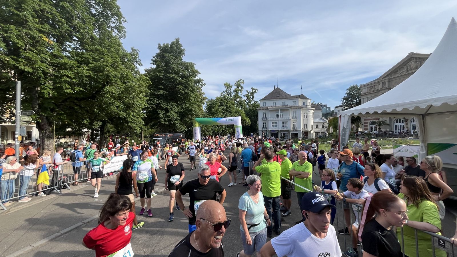 Heel-Lauf in Baden-Baden: Zieleinlauf